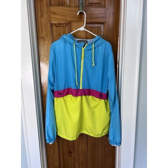 VTG Blackjack 1999 USA Windbreaker Jacket Pullover LG Gorpcore Outdoor Hiking - Picture 1 of 7